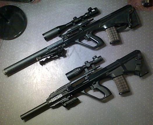 TM Steyr Phantom Aug (A2) and CQB RIS Aug (A3)