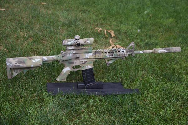 VFC M4 Duracoat Multicam final product.